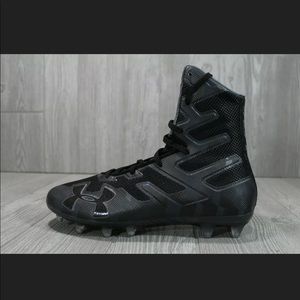 UA Highlight MC Football Cleats Black Gray